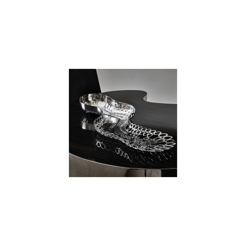 Cell Centerpiece, Black, Black Stainless Steel