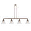 Luminaire suspendu linéaire à 4 lumières pour îlot de cuisine Lemieux-1697167244-1697167284-1625643741