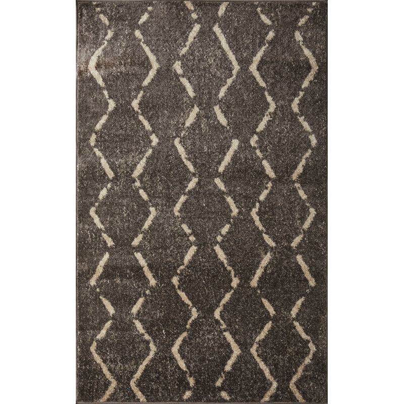Christine Brynder Taupe Area Rug, Rectangle 3'3" x 5'3"