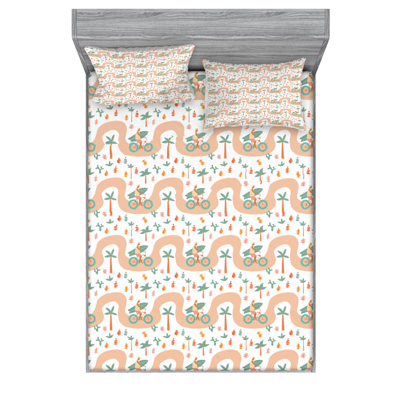 Microfiber Sheet Set, Full Sheet Set with Fitted Sheet