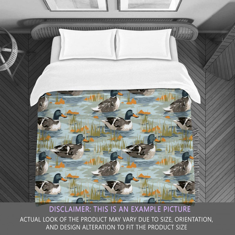 Duck Blue Bedding, Twin Extra Long Comforter