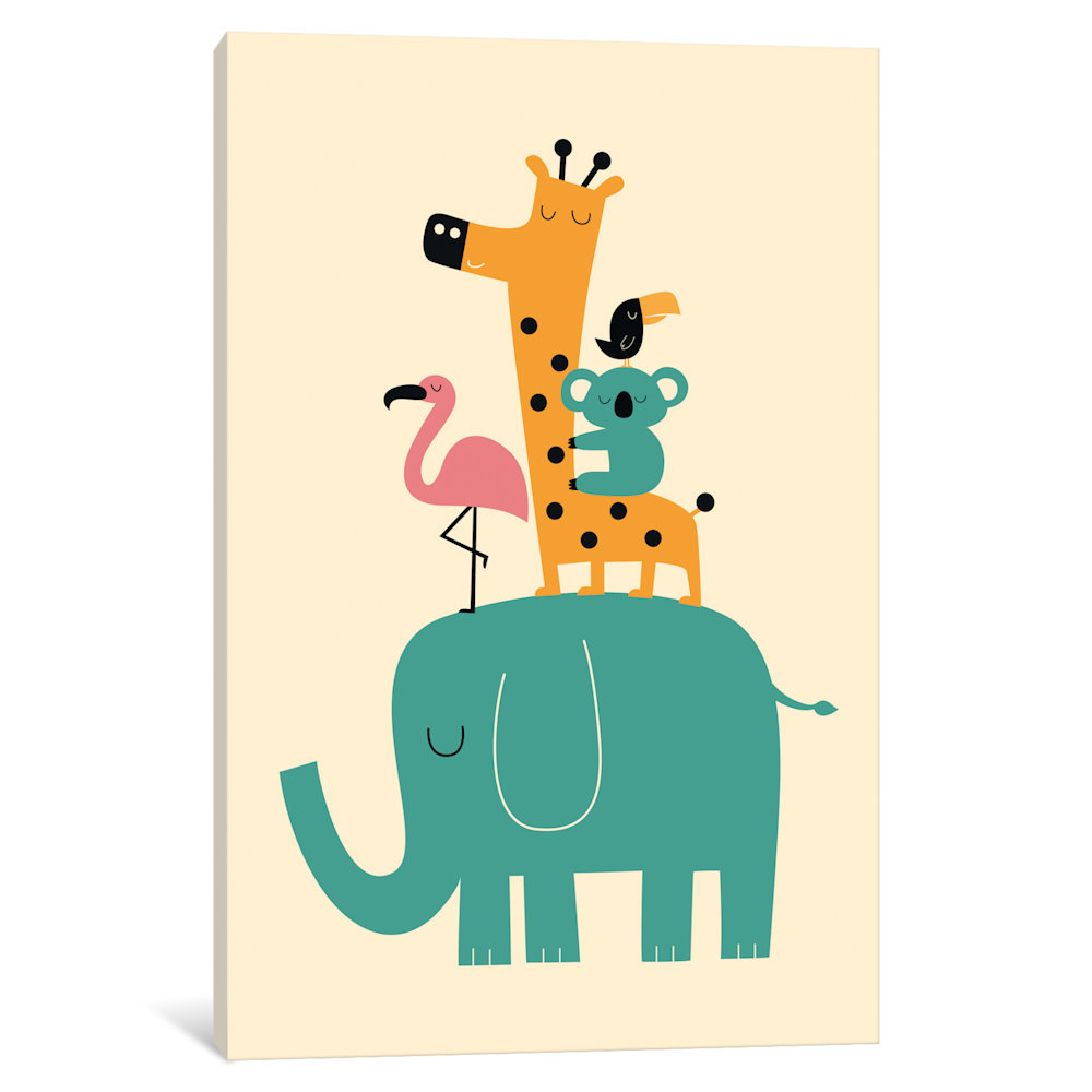 Moving On Canvas Art Indigo Safari 