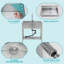 Grand lavabo simple en acier inoxydable de 21 po x l 36 po x H 35,5 po, évier de restaurant commercial autoportant avec robinet escamotable, évier utilitaire pour salle de lavage, garage, cuisine