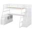 Lit mezzanine avec 7 tiroirs, 2 tablettes et un bureau-908904767-908904752