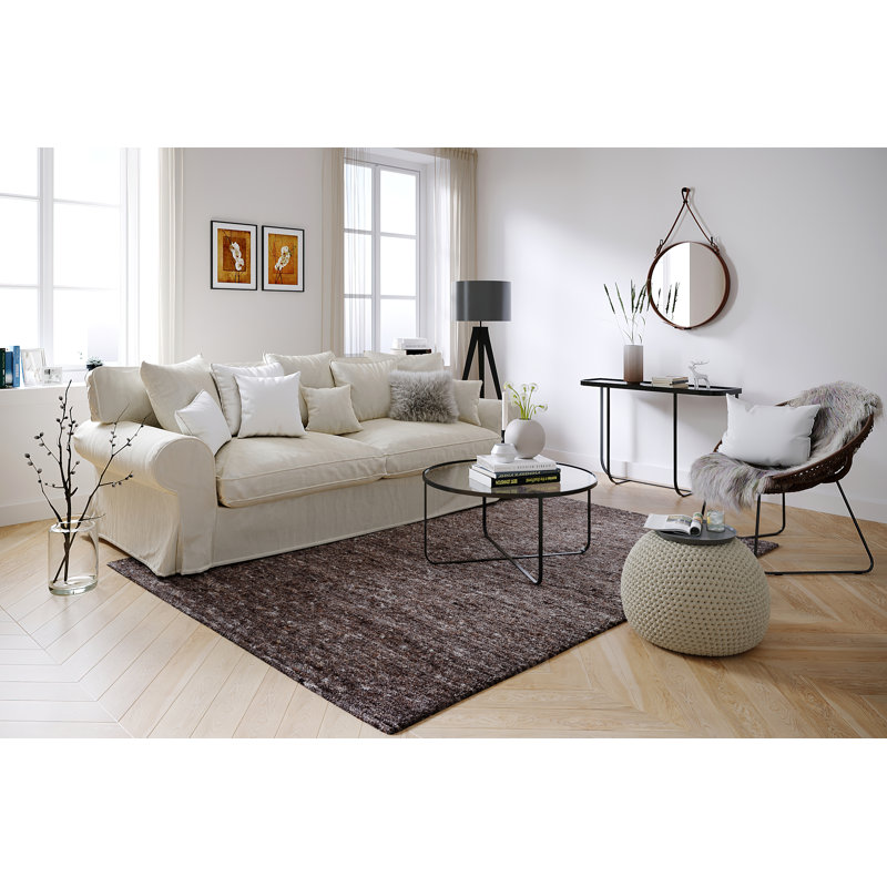 Shyann Wool Hand Woven Area Rug, Rectangle 70 x 130cm