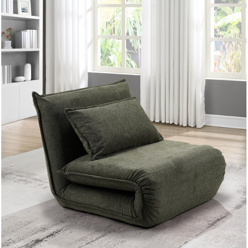 Single Green Futon Chair