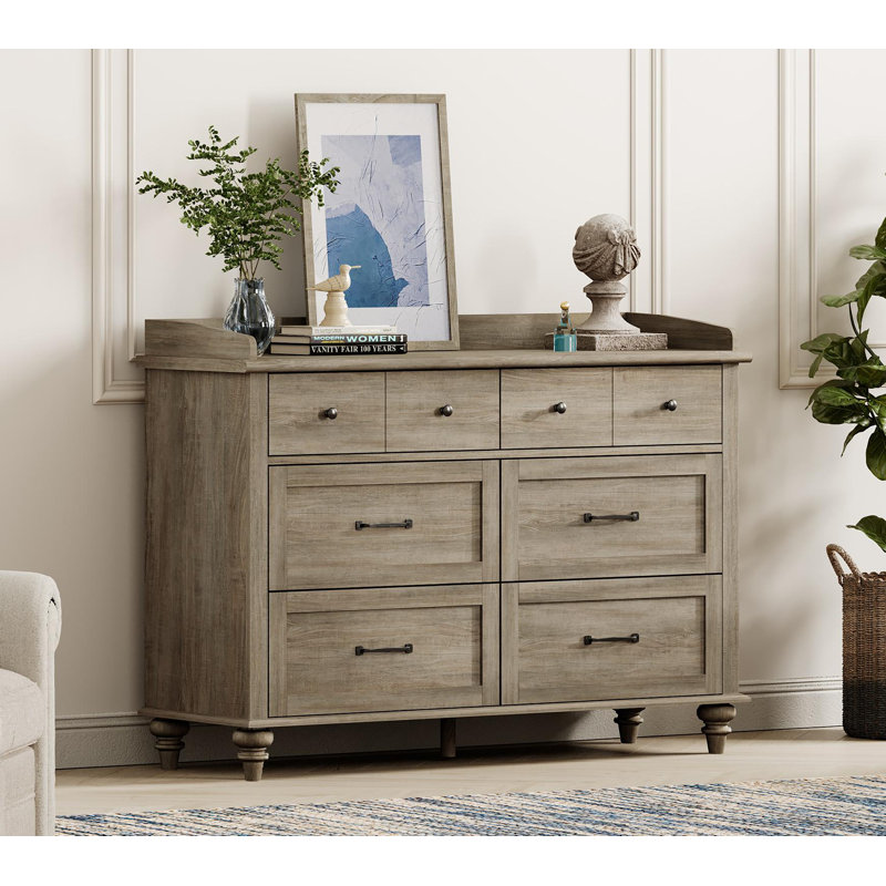 Commode 6 tiroirs Scarlett Kids, Gris