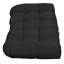 Ensemble de 2 coussins noirs pour banc de jardin 2 places.-508487154
