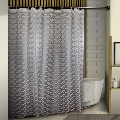Rideau de douche simple cube Landry