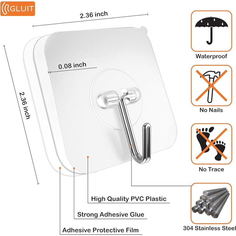 Heavy Duty Wall Mounted Towel Hook