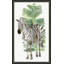 Zebra And Palms Print