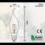 C35 Dimmable LED E14 Screw Bulb 4W-2133467411