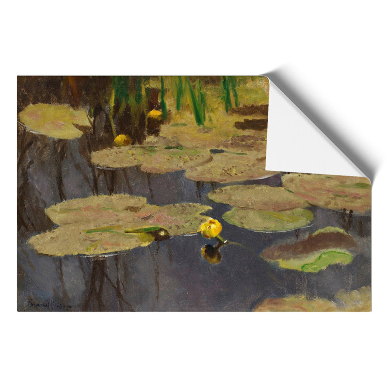 Lilly Pond by Bruno Liljefors - Frameless Print, 30cm H x 42cm W x 0.1cm D