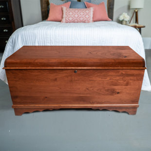 46" Waterfall Wood Hope Chest, Stain
