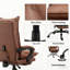 Fauteuil inclinable luxueux en cuir