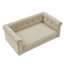 Élégant lit pour animaux de compagnie rectangulaire pour petits et moyens chiens, canapé-lit surélevé durable, canapé confortable pour chien, canapé moderne et élégant pour chiens de petite et moyenne taille, beige-116119304