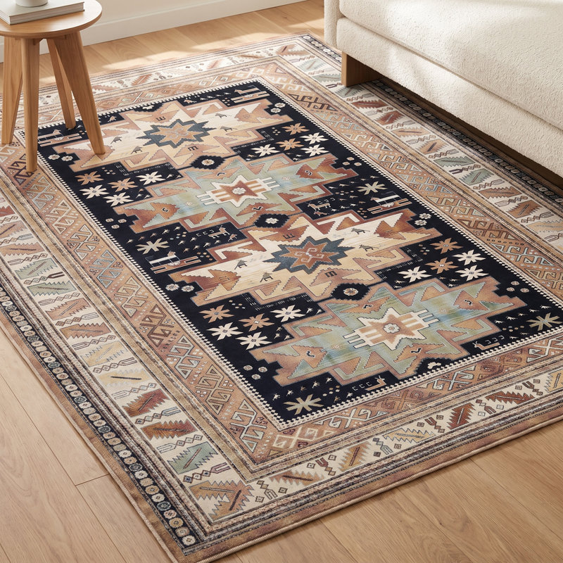 Ovid Viscose Indoor Rug, Rectangle 5'3" x 7'6"