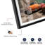 Décoration murale bord de mer Coast Coaster Shadowbox par Notoriart, cadre noir, H 37 po x l 31 po-131152006-131152011