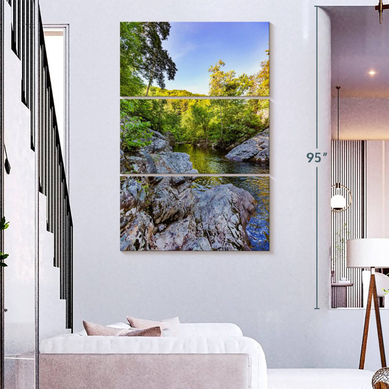 Alvord Little Tennessee River, 74" H x 48" W