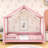 House Bed With Slats And Safety Railings-723540002-723540007