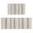 Grey Woven Stripe Bath Mat - 22x58"