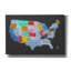 «Massive Usa Licence Plate Map» par Design Turnpike-656169038