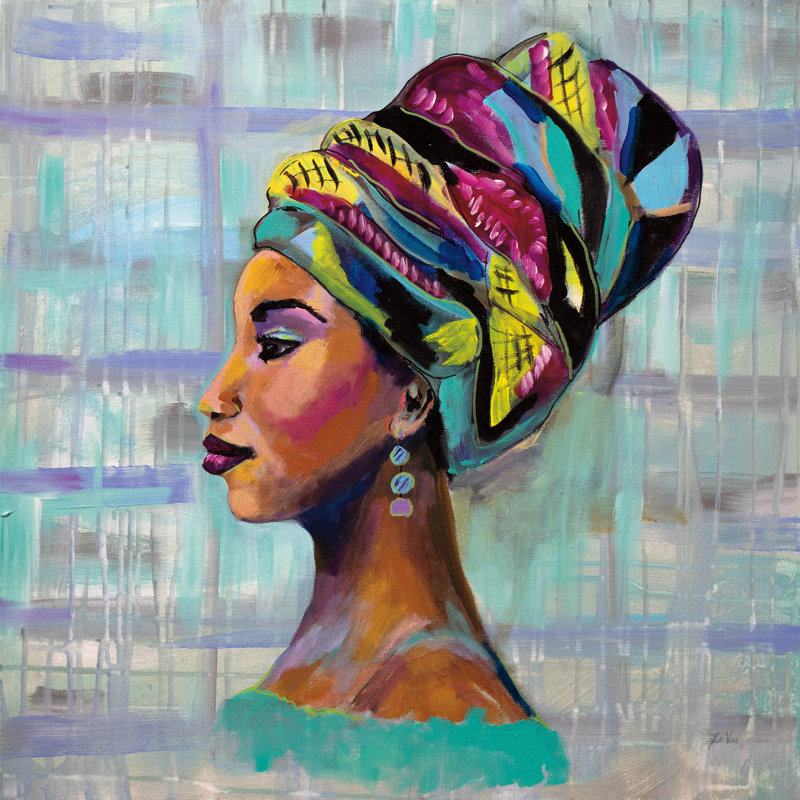Fierce by Jeanette Vertentes - Wrapped Canvas Painting, 76cm H x 76cm W