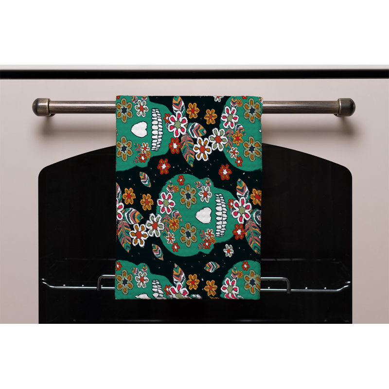 Cotton Floral Tea Towel Kitchen Towel