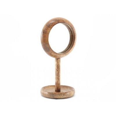 Wood Jewellery Stand + Mirror
