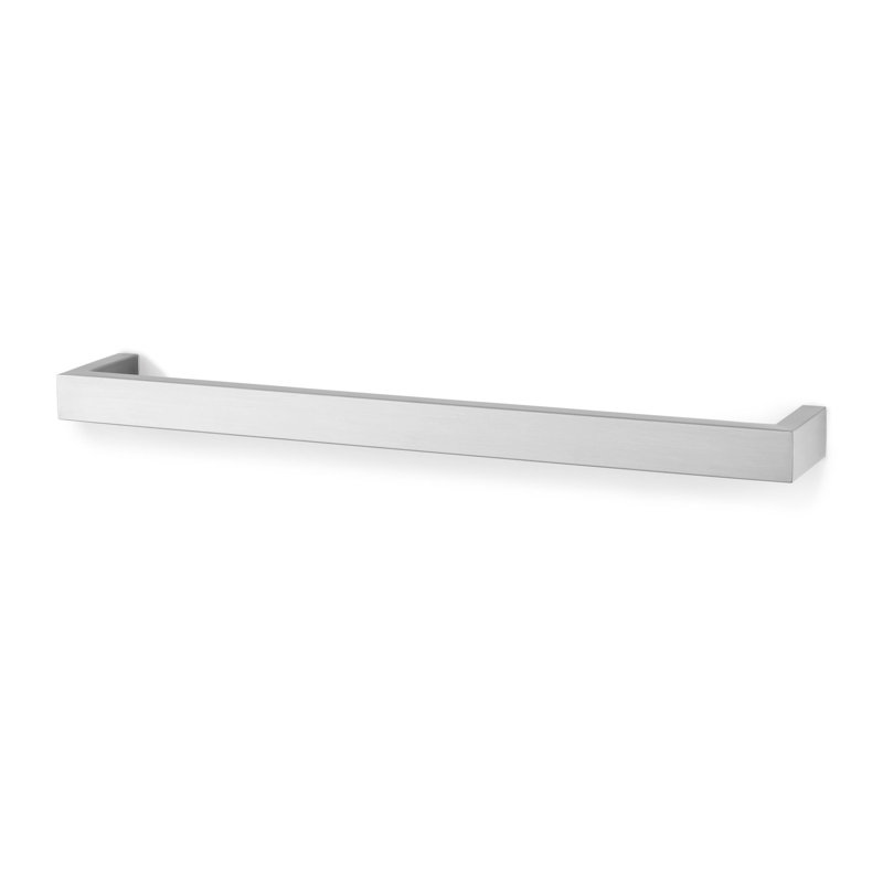 Porte-serviettes Zack Linea / brossé mat / moyen, H 3 po x l 18,3 po x P 1,2 po, Nickel brossé