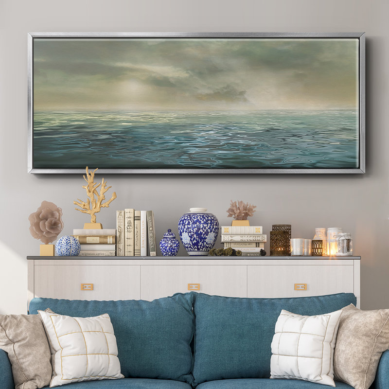 «Foggy Morning» - toile encadrée, H 24 po x l 60 po