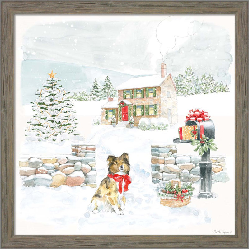 Home for the Holidays B par Beth Grove - ensemble de 2 peintures encadrées