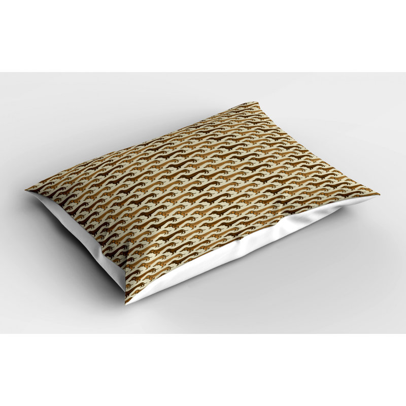 Dachshund Polyester Sham Set, Queen