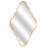Scalloped Metal Framed Decorative Irregular Wall Mirror-990569989-990569984