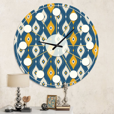 Horloge murale rétro Mid-Century