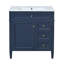 Meuble-lavabo de 30 po avec lavabo supérieur-1352712342
