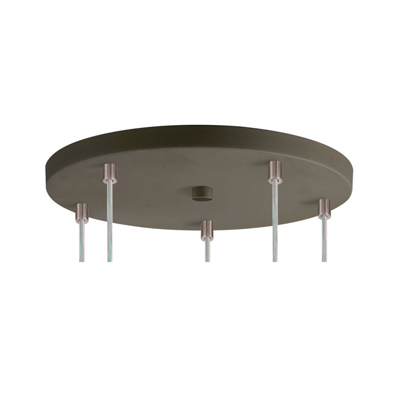 Rosendahl 5 - Light Cluster Pendant, Halogen, Satin Nickel/Bronze