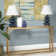 Arlo Unfinished Glass Top Console Table