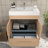 30'' Single Bathroom Vanity with Acrylic Top-98420031