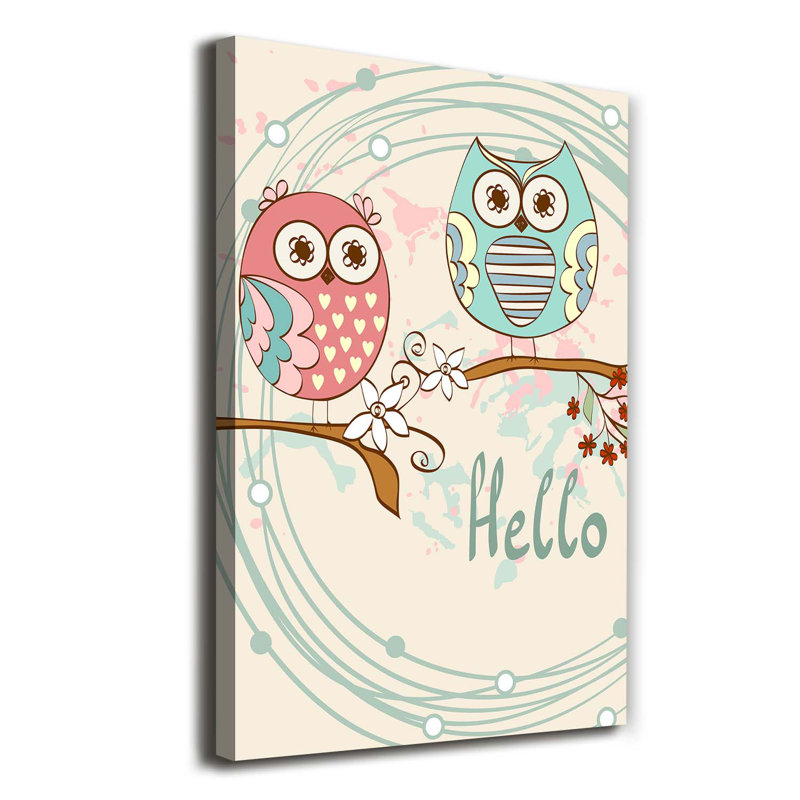 Owls - Wrapped Canvas Print