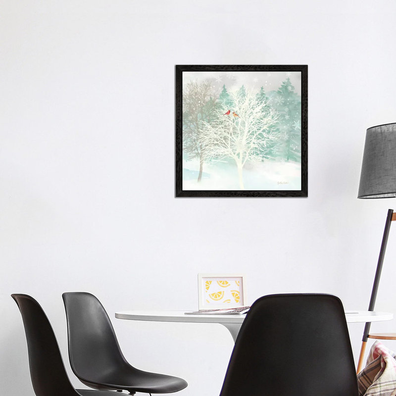 Winter Wonder I by Cynthia Coulter - Print on Canvas, 66.04 cm H x 66.04 cm W, Black Floater Framed