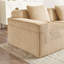 Canapé modulaire sans siège à 3 places, canapé modulaire Cloud avec assise profonde, canapé modulaire moderne à 3 places avec coussins décoratifs Tissu en velours côtelé-1432722932-1432722934-1432722938