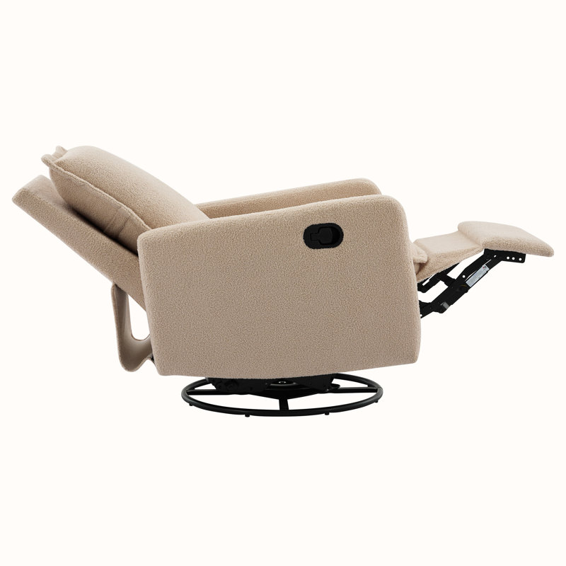 Glider Rocker Recliner, Rocking Chair Nursery, Oatmeal