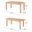 Table de salle à manger d'extérieur extensible en bois d'acacia-951749392