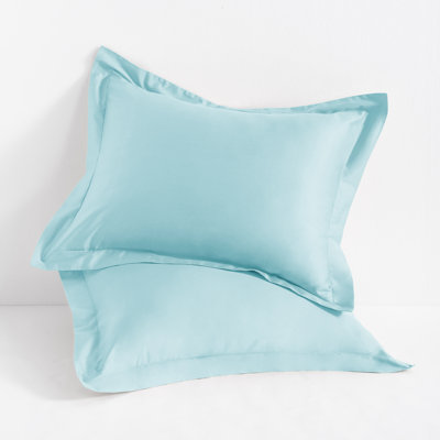 Egyptian-Quality Cotton Sham Covers, 500 Thread Count Cotton Sateen Square Pillow Covers - NTBAY