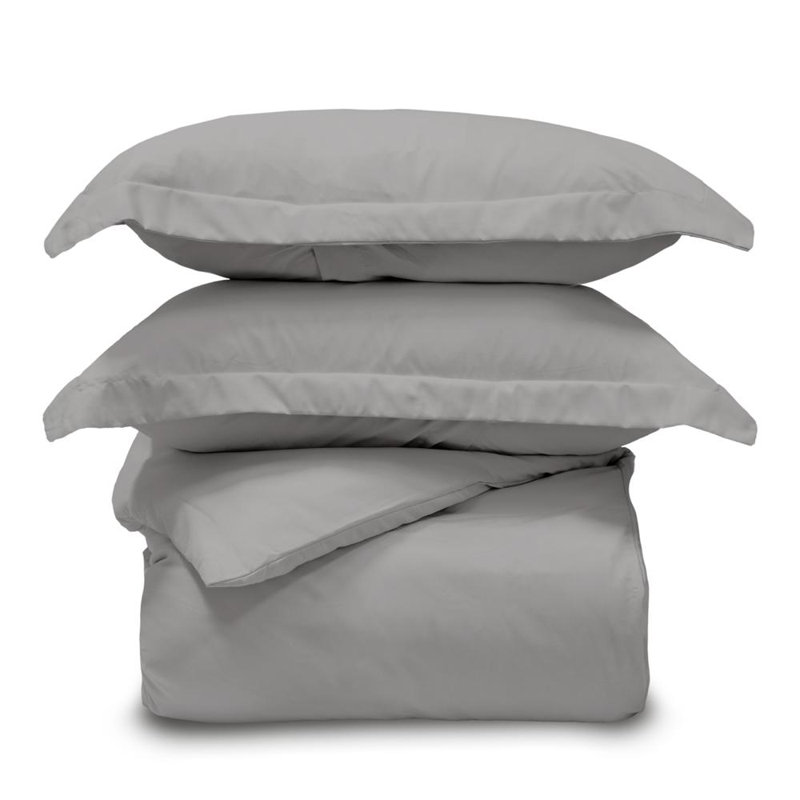 Essentials Incredibly Soft 3pc. Duvet Set, Queen, Graphite