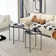 Annaleese Foldable Tray Cross Legs End Table