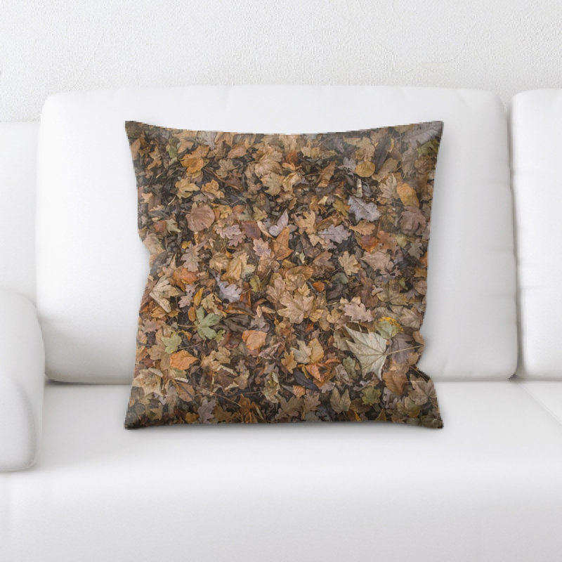 Coussin de couleur automne