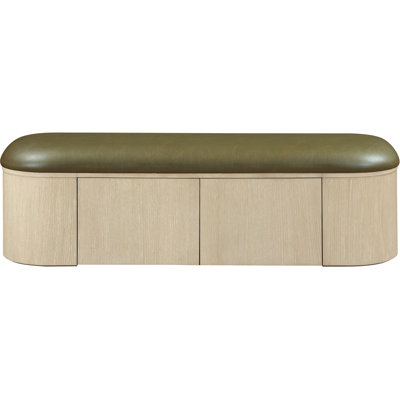Velden Vegan Leather Upholstered Storage Bench