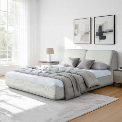 Anesis Upholstery No Assembly Required Bed
